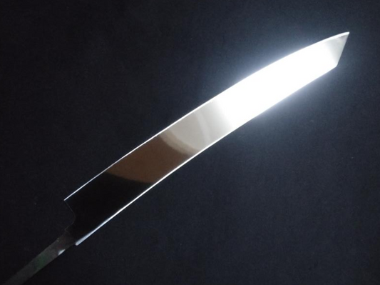 Ginsan Damascus Yanagiba (Kiritsuke) 300mm -Mirror Polished(both sides)