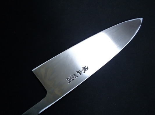 Ginsan Deba 180mm -Mirror Polished(one side)