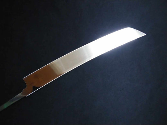 Ginsan (Honyaki) Yanagiba(Sakimaru) 300mm -Mirror Polished(both sides)