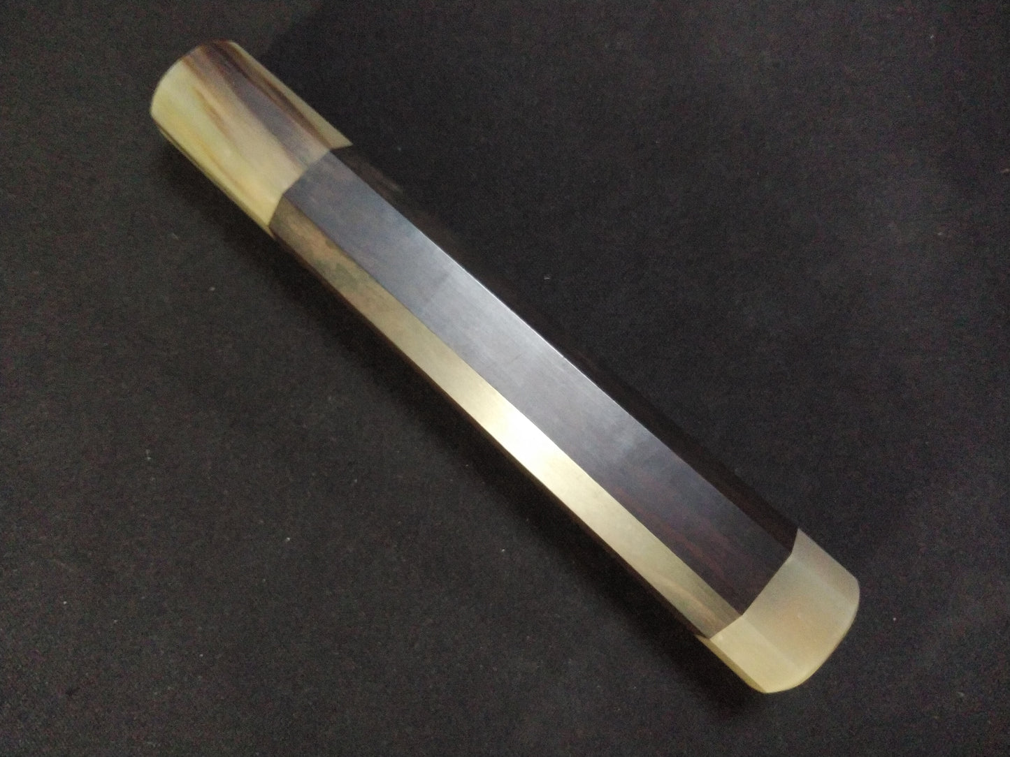 Super acier (Honyaki) Deba 210mm-poli miroir (des deux côtés)
