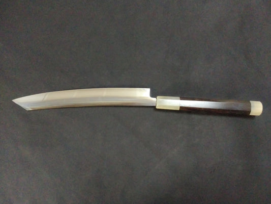 Super Steel (Honyaki) Yanagiba (Kiritsuke) 210 mm - Poli miroir (deux côtés)