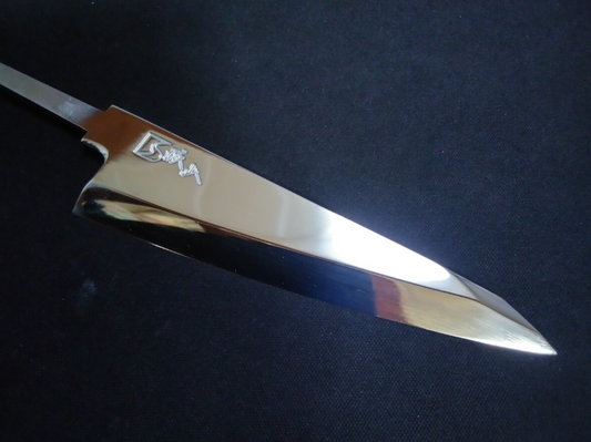 Super Steel (Honyaki) Garasaki 120mm-Mirror Polished(one side)