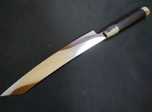 Super Steel (Honyaki) Japanese-style Gyuto 240mm-Mirror Polished(both sides)