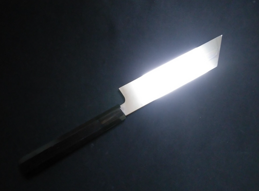 Super Steel (Honyaki) Mukimono 180mm-Mirror Polished(both sides)