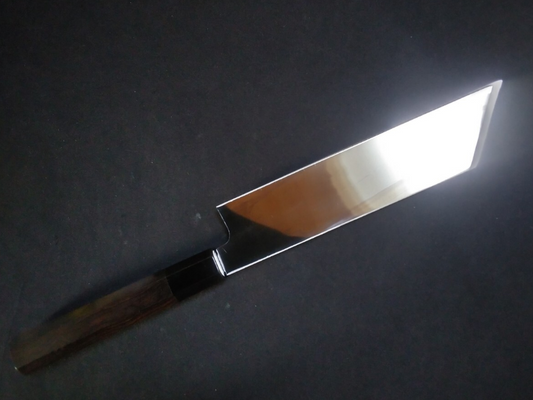 Super Steel (Honyaki) Mukimono 200mm-Mirror Polished(both sides)