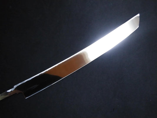 Super Steel (Honyaki) Yanagiba(Sakimaru) 300mm-Mirror Polished(both sides) -Left handed