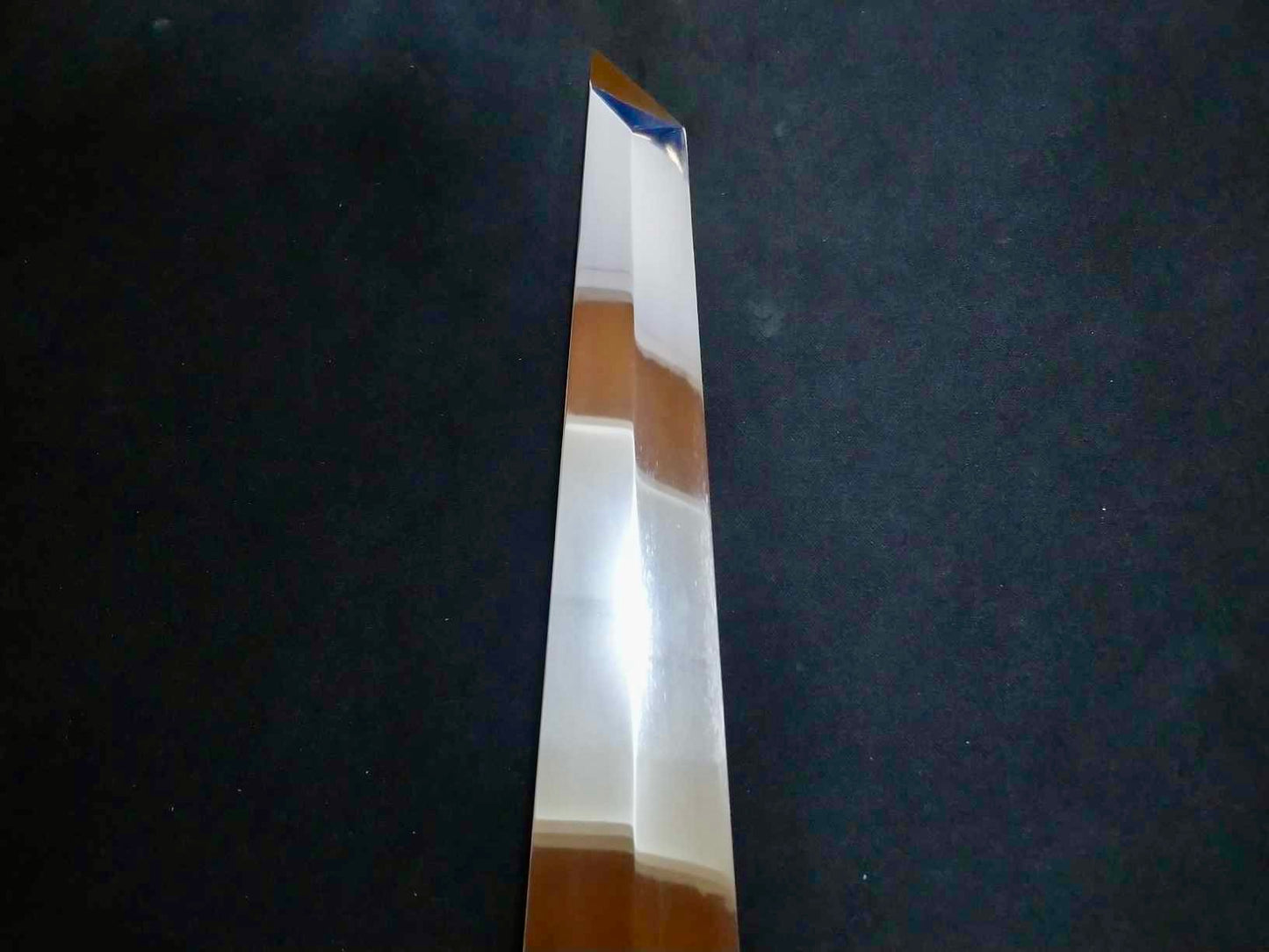 Super Steel(Honyaki) Yanagiba(Sakimaru) 330mm-Mirror Polished(both sides)