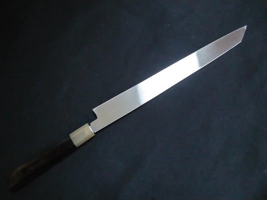 White Steel #1 (Honyaki) Yanagiba (Kiritsuke) 300mm-Mirror Polished(one side)