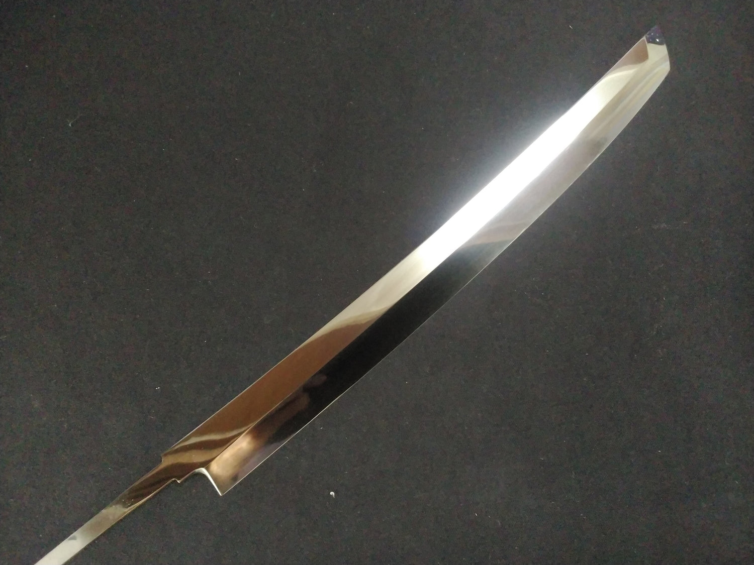 Super-Steel-Honyaki-Yanagiba-Japanese-sword-shaped-270mm-Mirror-Polished-both-sides