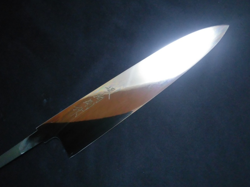 Ginsan (Honyaki) Gyuto 240mm -Mirror Polished(both sides)