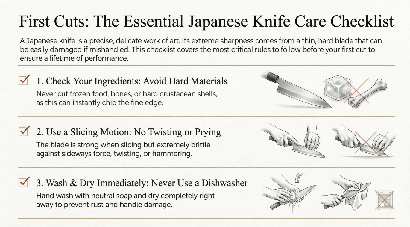 Before the First Cut: Why Technique Protects Your Knife