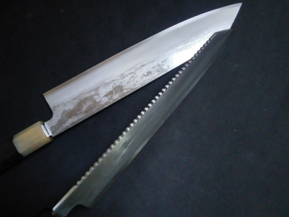 Blue Steel #1 Damascus Gyuto 240mm- Mirror Polished Blur Finish
