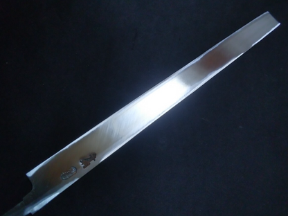 Blue Steel #2 Damascus Takohiki 240mm- Mirror Polished Blur Finish