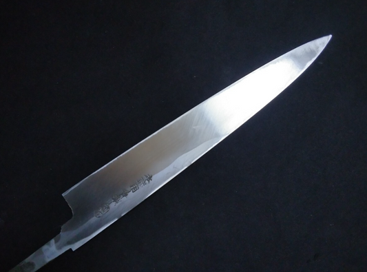 Blue Steel #2 Damascus Yanagiba 210mm- Mirror Polished Blur Finish
