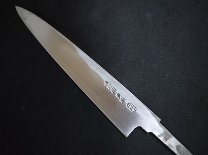 Blue Steel #2 Damascus Yanagiba 210mm- Mirror Polished Blur Finish