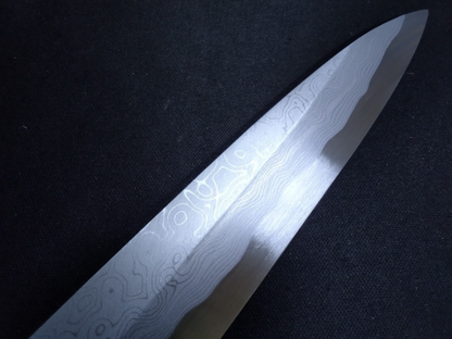 Blue Steel #2 Damascus Yanagiba 270mm- Mirror Polished Blur Finish
