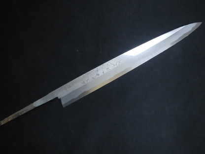 Blue Steel #2 Damascus Yanagiba 300mm- Mirror Polished Blur Finish