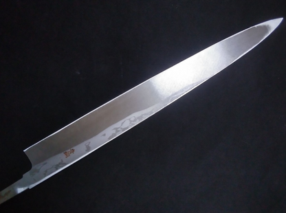 Blue Steel #2 Damascus Yanagiba 300mm- Mirror Polished Blur Finish