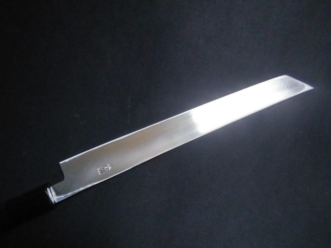 Blue Steel #2 Damascus Yanagiba (Sakimaru) 2250mm- Mirror Polished Blur Finish