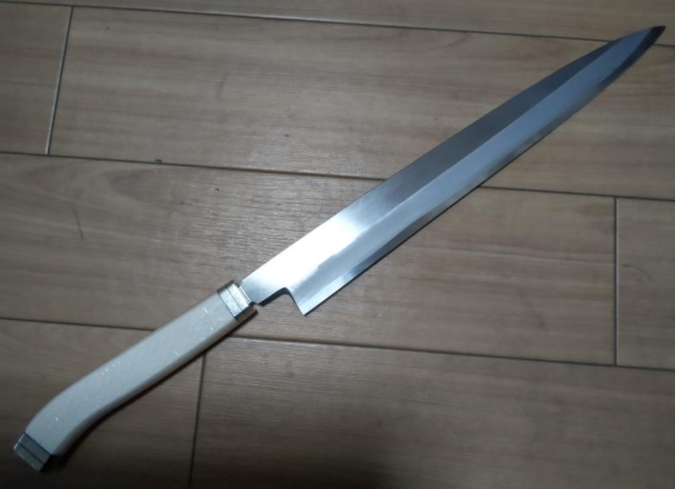 Acier bleu n° 2 Sujihiki 300 mm - Finition Kido