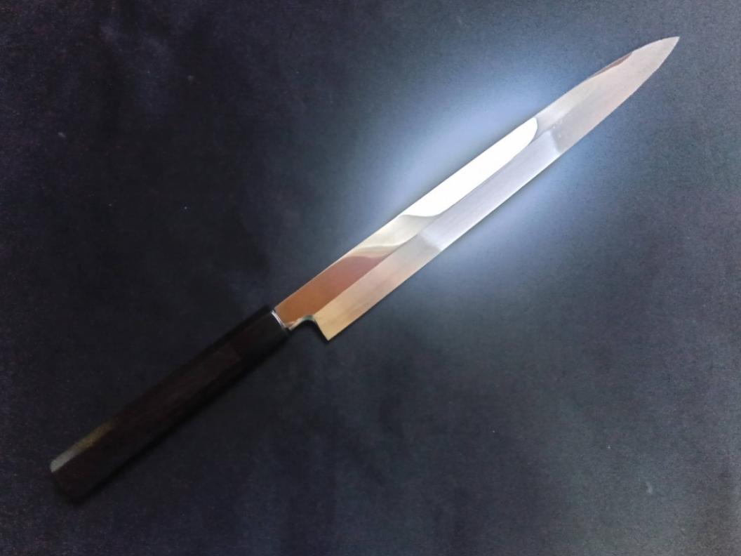 Blue Steel #2 (Honyaki-Mizuyaki) Yanagiba 330mm -Mirror Polished (one side)