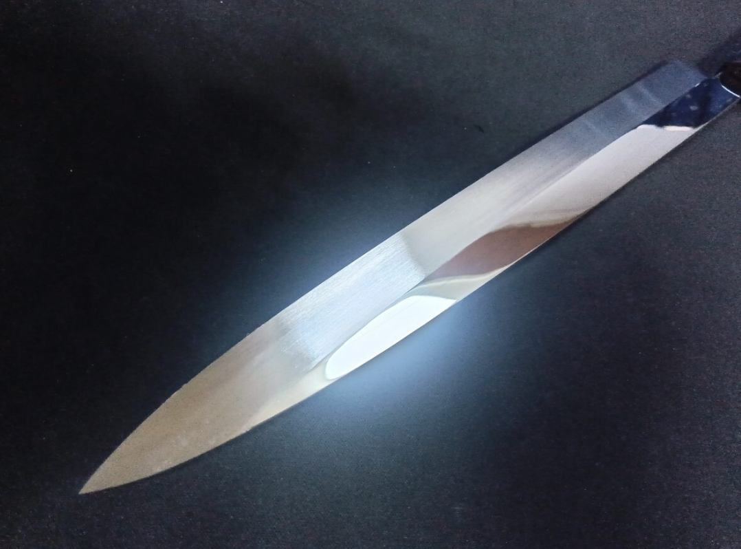 Blue Steel #2 (Honyaki-Mizuyaki) Yanagiba 330mm -Mirror Polished (one side)