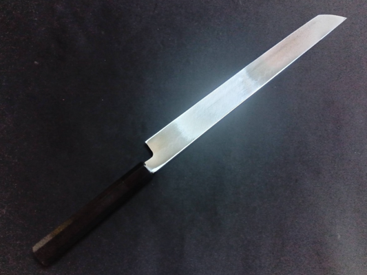 Blue Steel #2 (Honyaki-Mizuyaki) Yanagiba (Sakimaru) 330mm -Mirror Polished (one side)