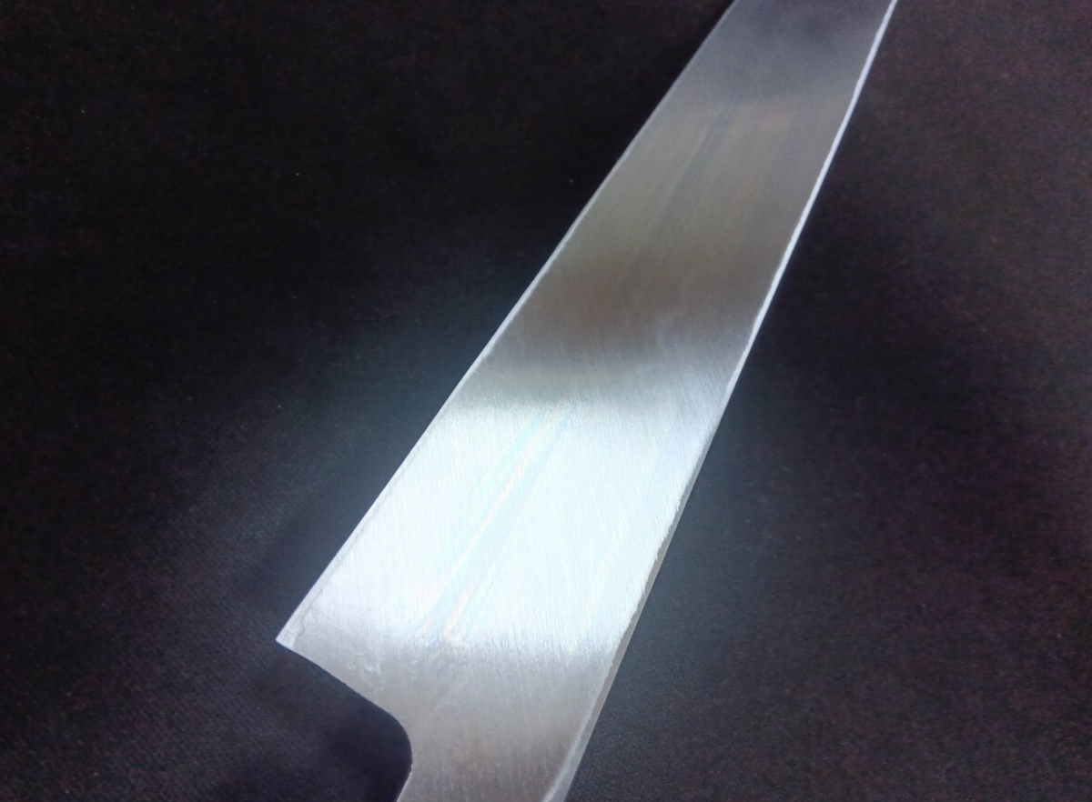 Blue Steel #2 (Honyaki-Mizuyaki) Yanagiba (Sakimaru) 330mm -Mirror Polished (one side)