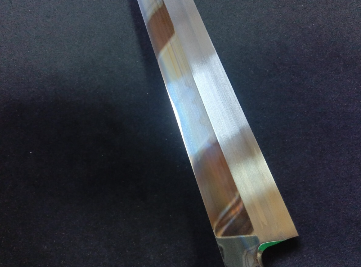 Blue Steel #2 (Honyaki-Mizuyaki) Yanagiba (Sakimaru) 330mm -Mirror Polished (one side)