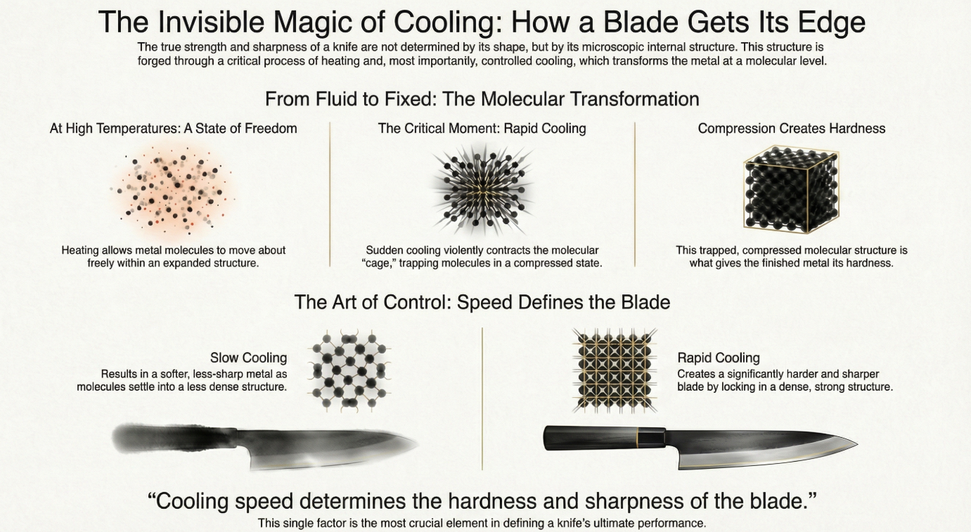 The Invisible Magic of Cooling: How a Blade Gets Its Edge