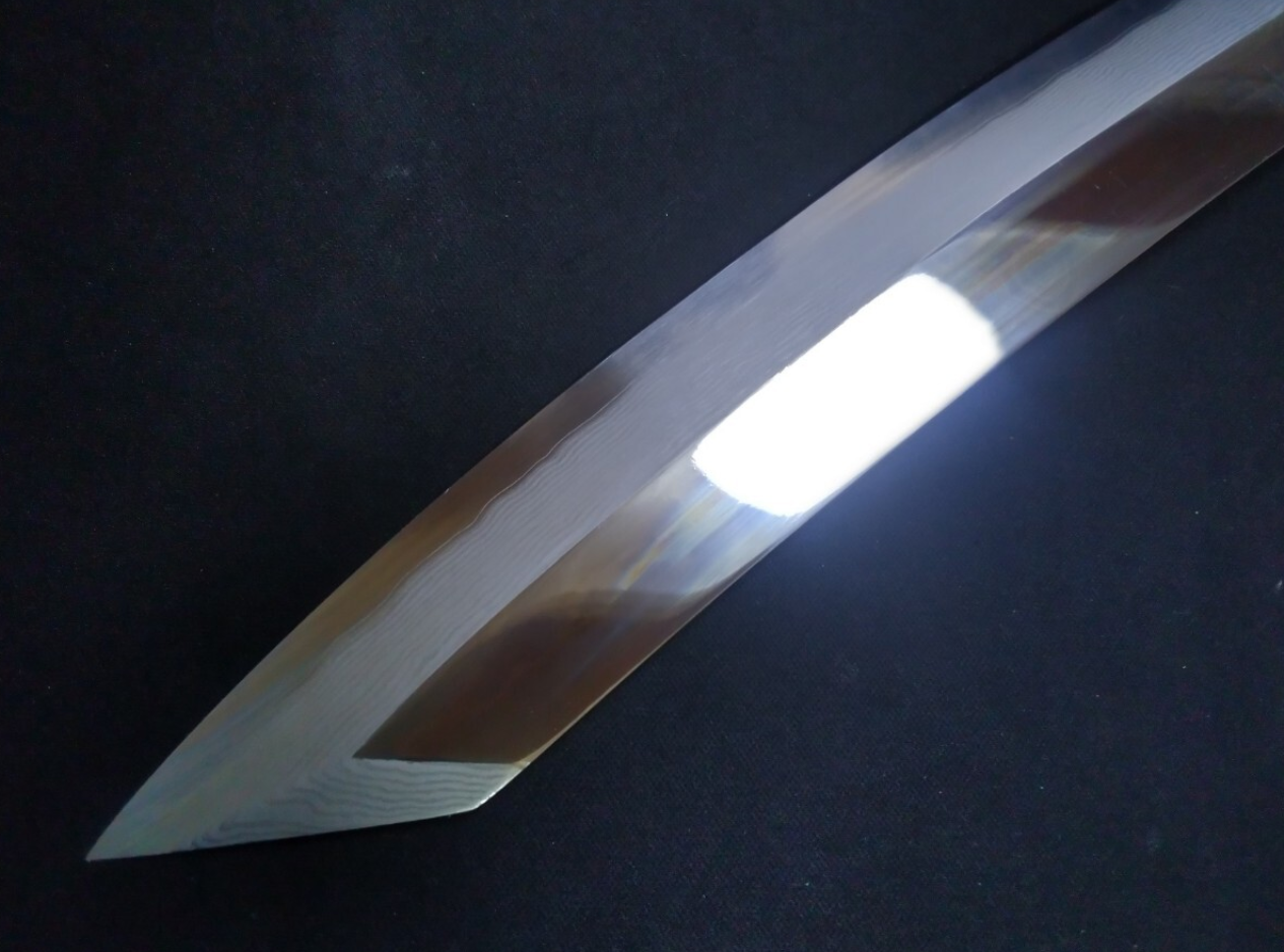 Ginsan Damascus Yanagiba (Kiritsuke) 330mm -Mirror Polished(both sides)