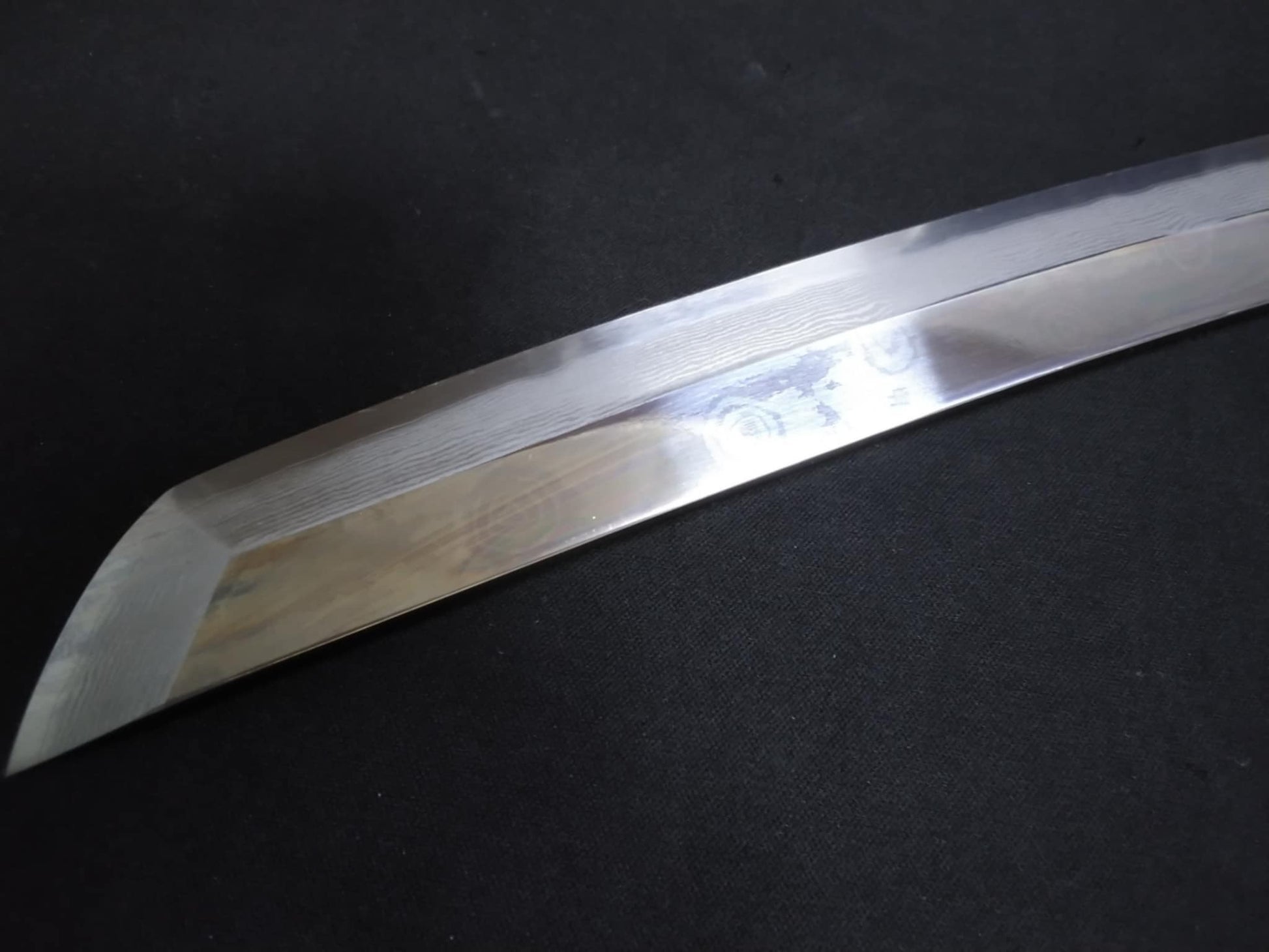 Ginsan Damascus Yanagiba(Sakimaru) 300mm -Mirror Polished(both sides)