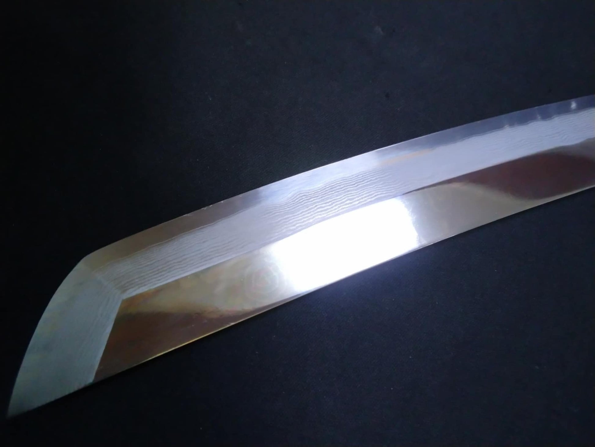 Ginsan Damascus Yanagiba(Sakimaru) 300mm -Mirror Polished(both sides)