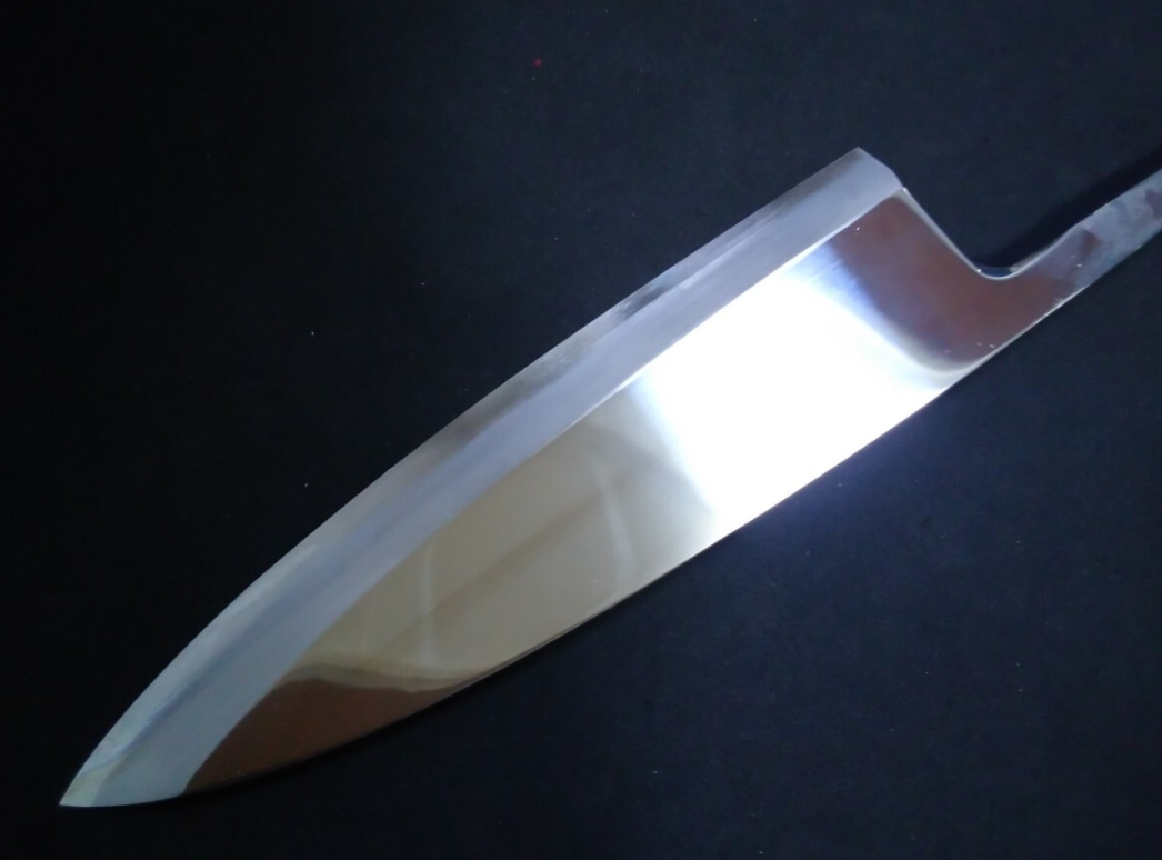 Ginsan Deba 180mm -Mirror Polished(one side)