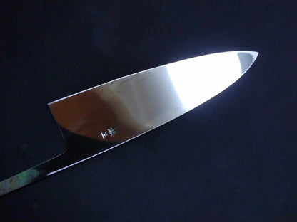 Ginsan Deba 210mm -Mirror Polished(both sides)