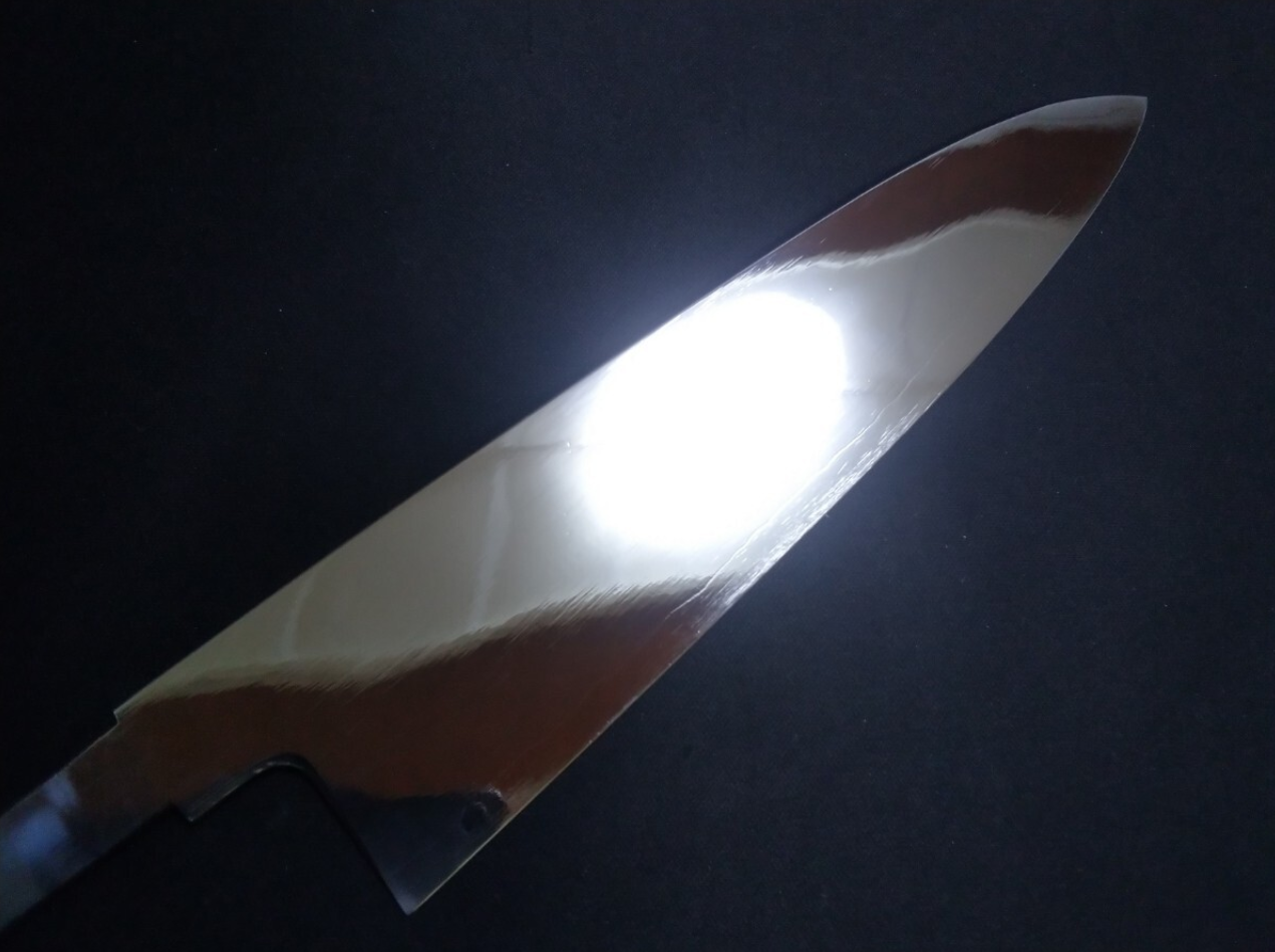 Ginsan Gyuto 210mm -Mirror Polished(both sides)