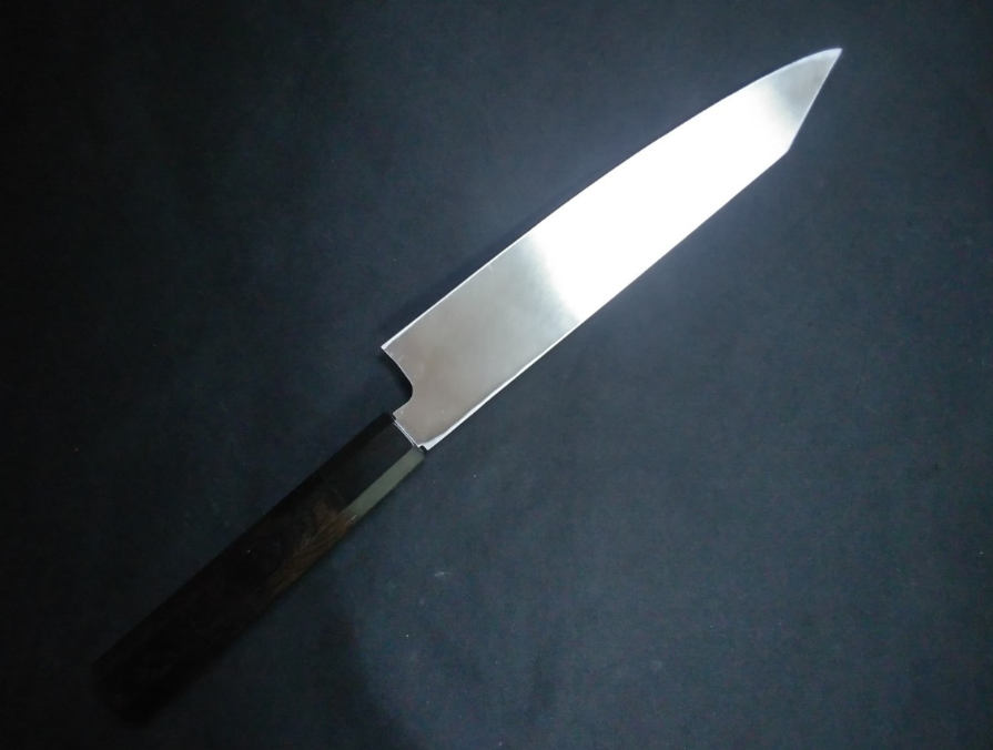 Ginsan Kiritsuke Knife 230mm-Mirror Polished (one side)
