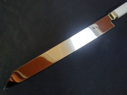 Ginsan Yanagiba(Kiritsuke) 270mm -Mirror Polished(both sides) -Colored pistol-grip handle