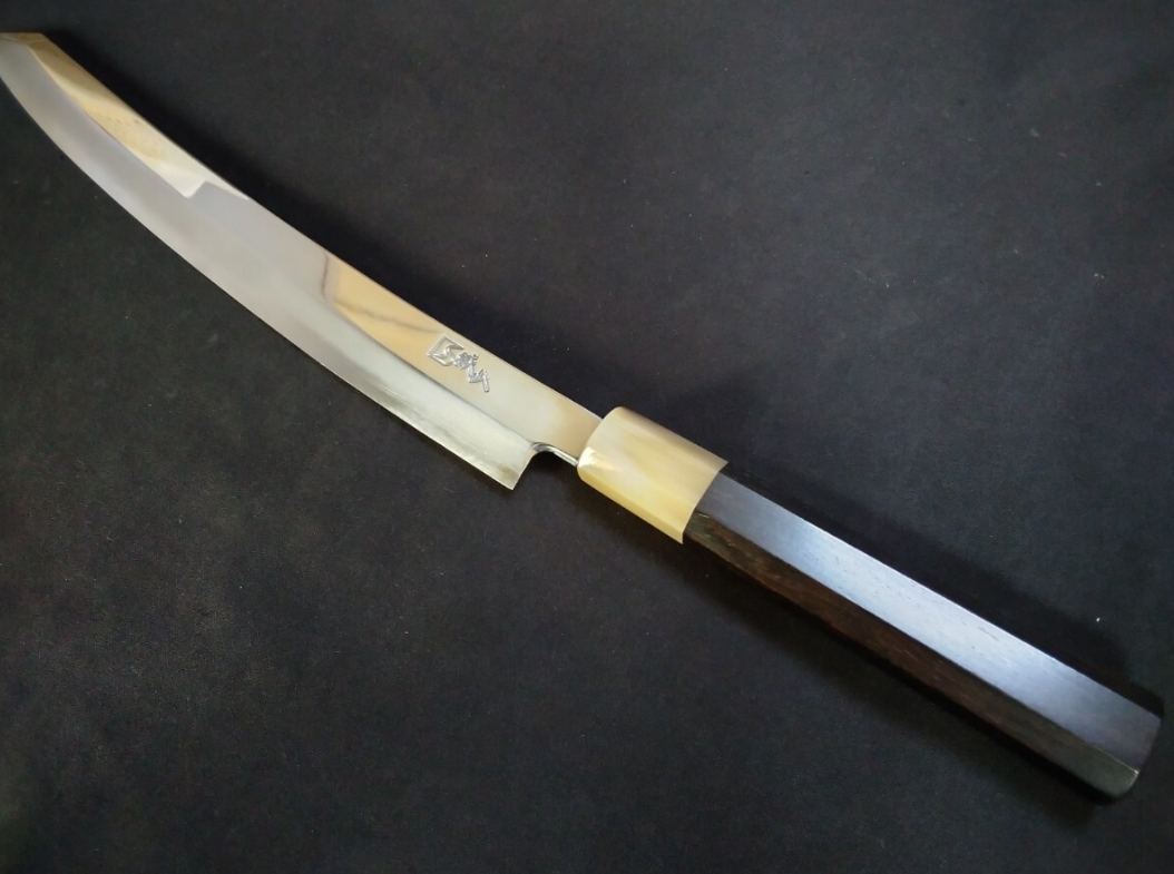 Ginsan Yanagiba (Kiritsuke) 270mm -Mirror Polished(one side) -Left handed