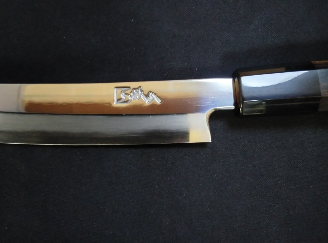 Ginsan Yanagiba (Kiritsuke) 270mm -Mirror Polished(one side) -Left handed