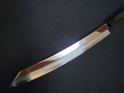 Ginsan Yanagiba (Kiritsuke) 330mm -Mirror Polished (one side) -Left handed