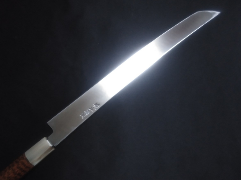 Ginsan Yanagiba (Sakimaru) 330mm -Mirror Polished (one side)