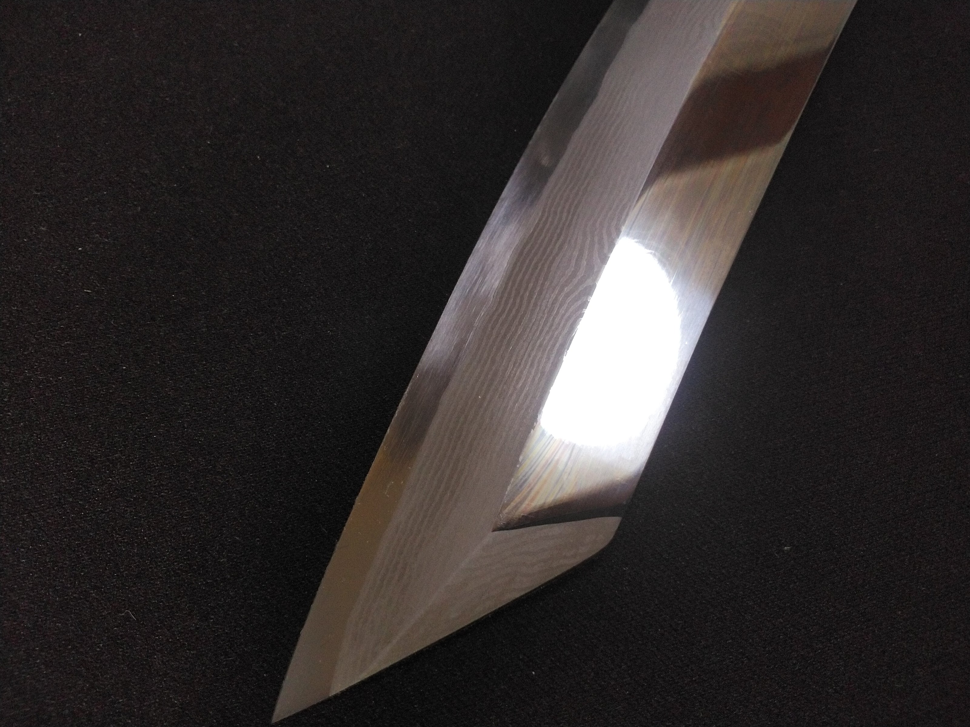 Ginsan_Damascus_steel_Yanagiba_Kiritsuke_270mm_-Mirror_Polished_both_sides