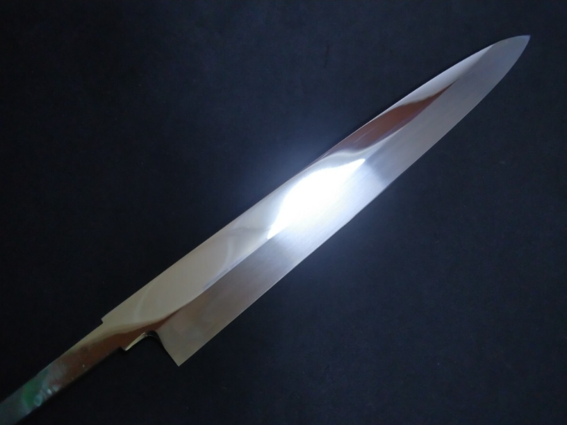 Ginsan (Honyaki) Yanagiba 270mm -Mirror Polished (one side)