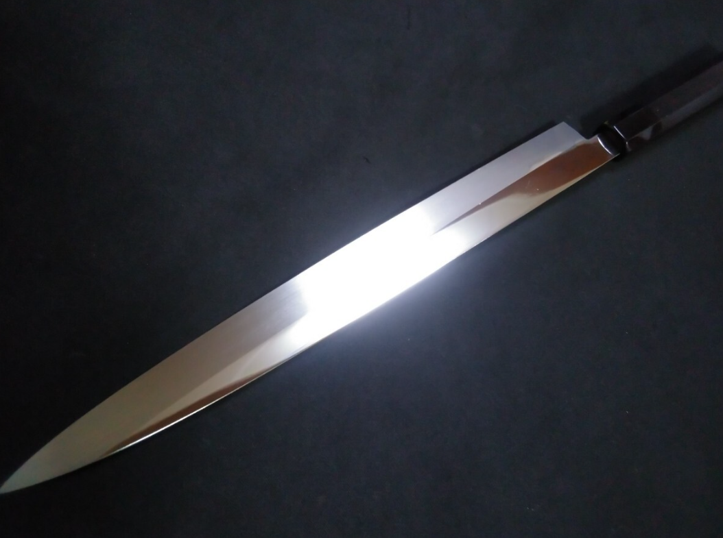 Ginsan (Honyaki) Yanagiba 270mm -Mirror Polished (one side)