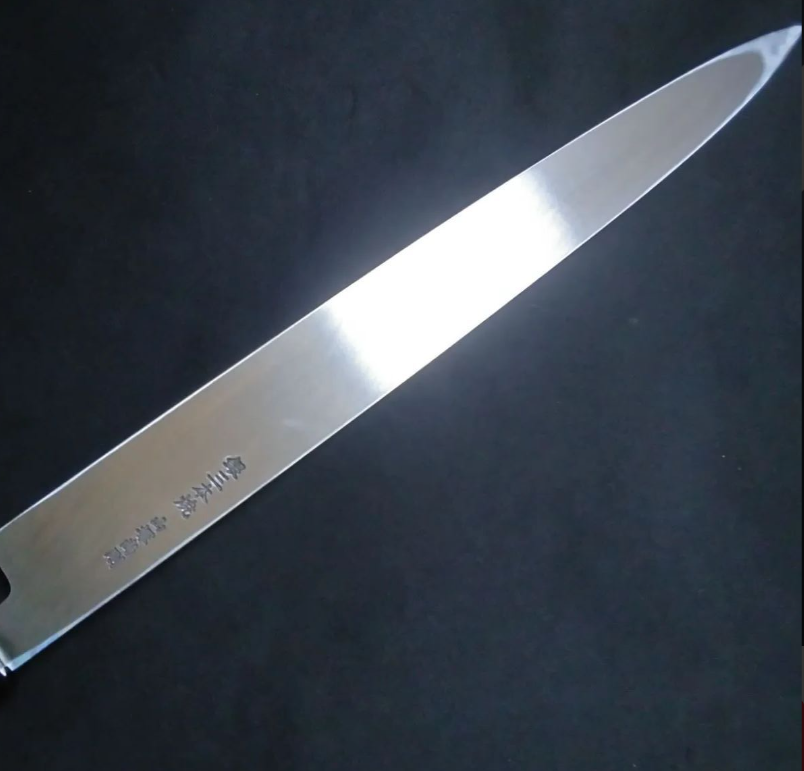 Ginsan (Honyaki) Yanagiba 300mm -Mirror Polished (one side)