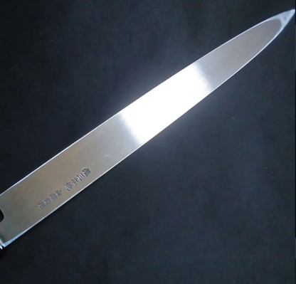 Ginsan (Honyaki) Yanagiba 300mm -Mirror Polished (one side)