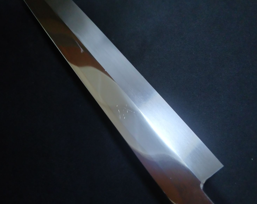 Ginsan (Honyaki) Yanagiba 300mm -Mirror Polished (one side)