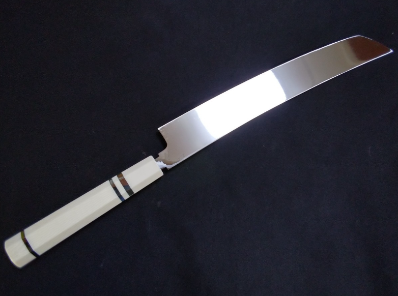 Ginsan(Honyaki) Yanagiba (Sakimaru) 270mm -Mirror Polished(both sides)