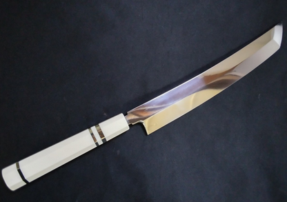 Ginsan(Honyaki) Yanagiba (Sakimaru) 270mm -Mirror Polished(both sides)